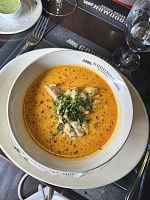 Сливочная уха с лососем и треской|Creamy fish soup with salmon and cod